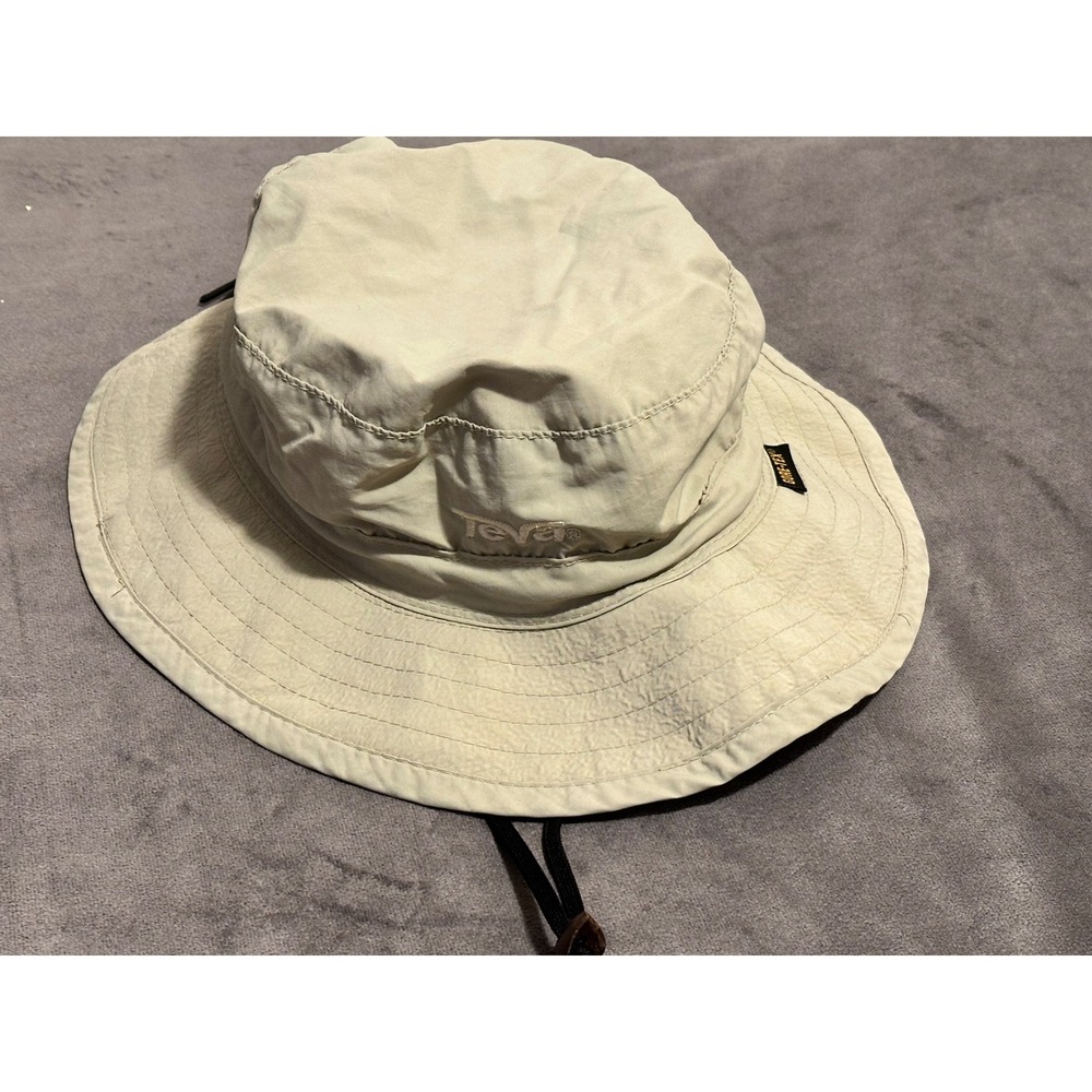 Teva Gore-Tex Boonie Hat Tan Wide Brim Hiking Fishing One Size Fits Most